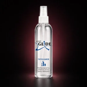 Just Glide Cleaner, spray limpiador para productos íntimos de 250 ml.