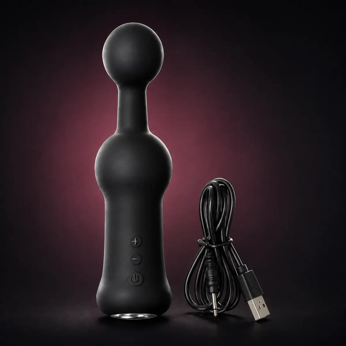 Black Velvets Prostate Vibrator | Masajeador prostático recargable - Imagen 2