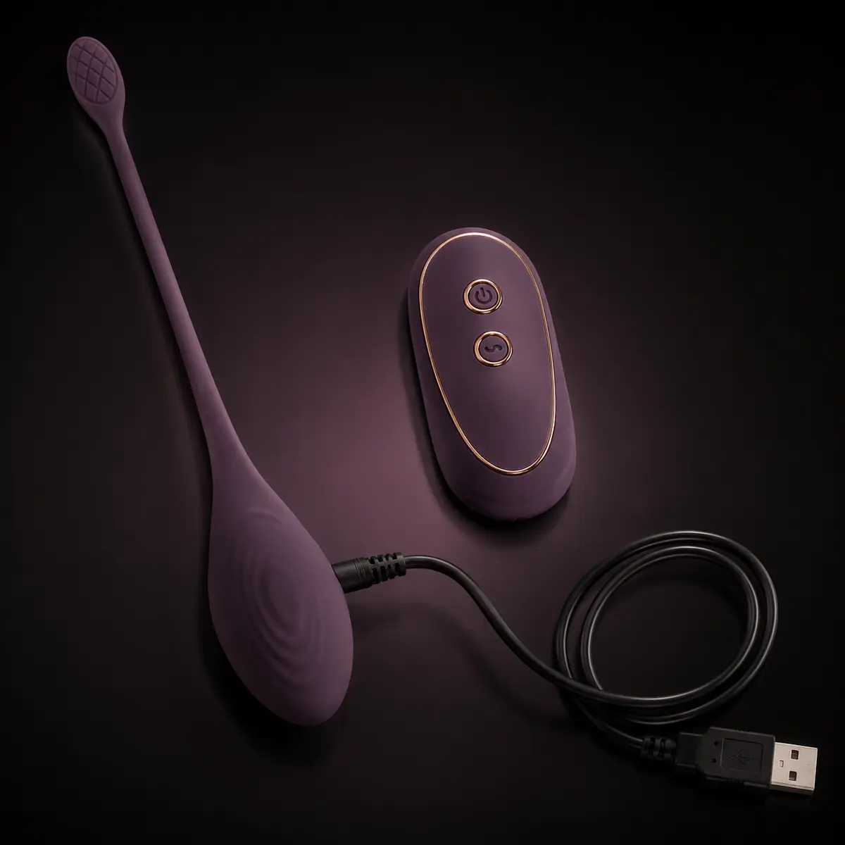 Bola vibradora recargable con mando - Imagen 4